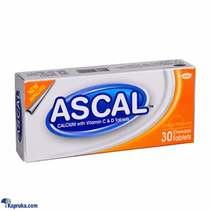 Ascal- Calcium With Vitamin C & D Tablets Online at Kapruka | Product# pharmacy00557