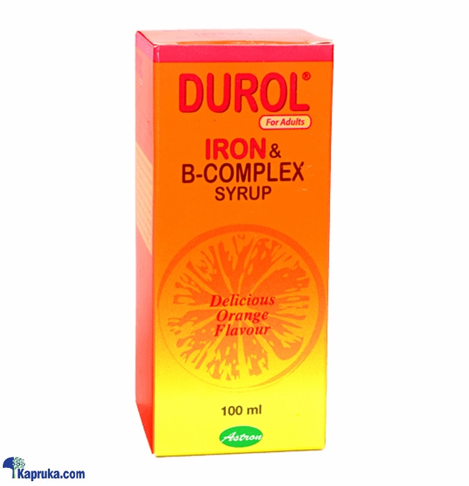 Durol - Iron & B- Complex Syrup 100ML Online at Kapruka | Product# pharmacy00558