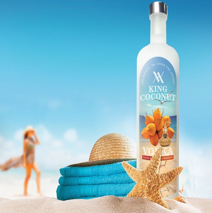 King Coconut Vodka 37 ABV 750ml Online at Kapruka | Product# liqprod100259