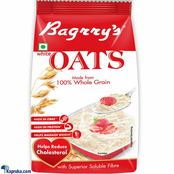 BAGRRY'S WHITE OATS 500g Online at Kapruka | Product# grocery002813