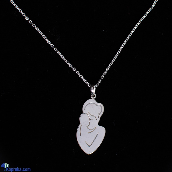 Sterling Silver Handmade Mother And Baby Pendant With Chain In 925 Online at Kapruka | Product# fashion003156