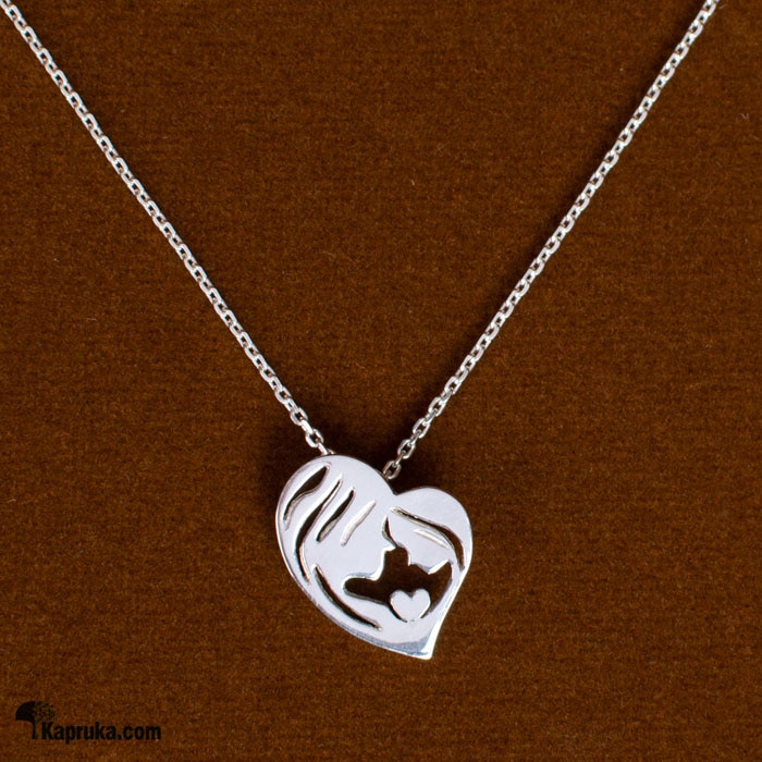 Sterling Silver Handmade Mother And Daughter Pendant With Chain In 925 Online at Kapruka | Product# fashion003155