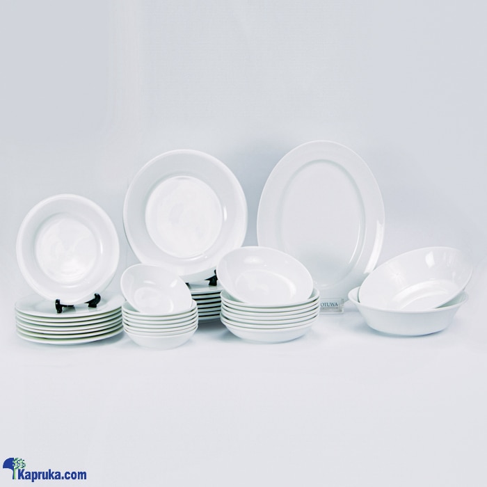 320 WHITE 35 PCS DINNER SET - DEF2- DI035- 0- 0320- 00 Online at Kapruka | Product# porcelain00174
