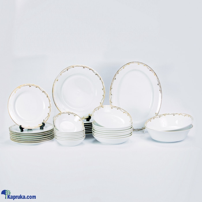 SAYUNI GOLD 35 PCS DINNER SET - DEF2- DI035- 0- 03517- 00 Online at Kapruka | Product# porcelain00175