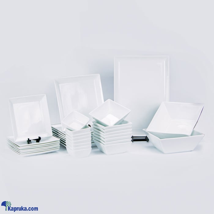 4920 WHITE 35 PCS DINNER SET - DEF2- DI035- 0- 04920- 00 Online at Kapruka | Product# porcelain00169