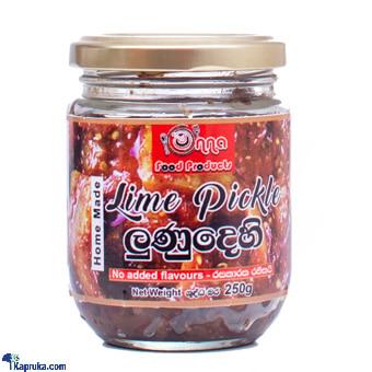 Manna Food Products Home Made Lime Pickle Bottle 250g Online at Kapruka | Product# grocery002818