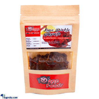 Manna Food Products Home Made Lime Pickle Small Pack 150g Online at Kapruka | Product# grocery002819