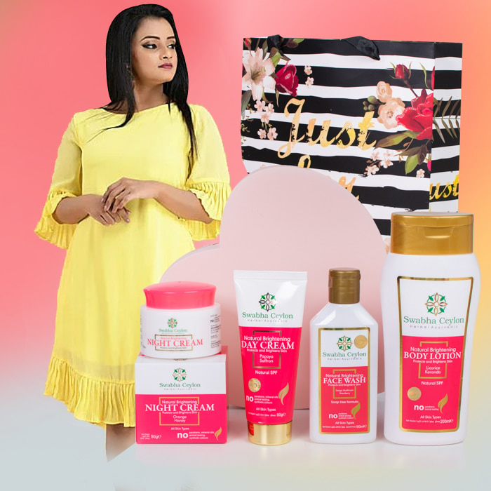 Swabha Ceylon Natural And Brightening Gift Pack For Her - Top Selling Online Hamper In Sri Lanka Online at Kapruka | Product# cphamper0249