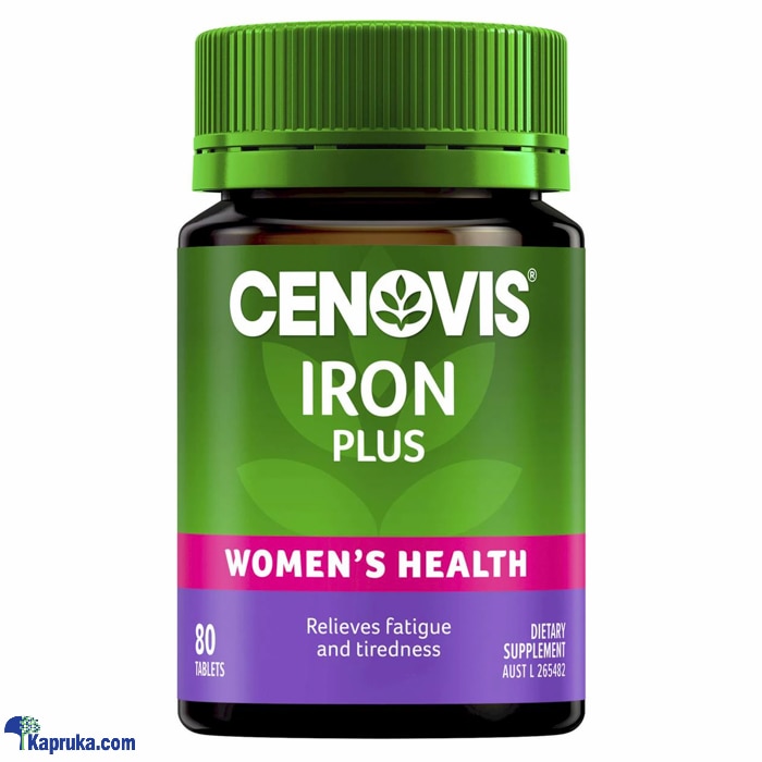 Cenovis Iron Plus 80 Tablets Online at Kapruka | Product# pharmacy00575