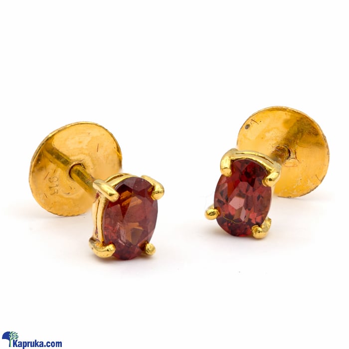 Raja Jewellers 22K Gold Ear Stud Set With 0.62ct Rounds E2- A- 1873 Online at Kapruka | Product# jewelleryRJ092