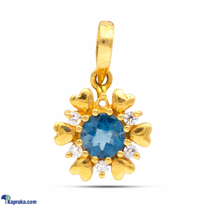 Raja Jewellers 22K Gold Pendant Set With 0.555ct Rounds P14- B- 1243 Online at Kapruka | Product# jewelleryRJ0101