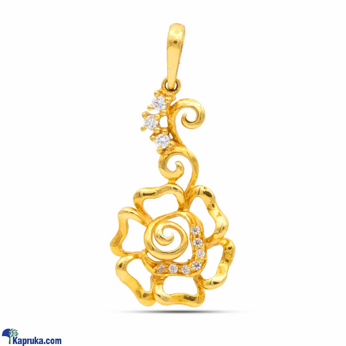 Raja Jewellers 22K Gold Pendant Set With 0.218ct Rounds P9- B- 3988 Online at Kapruka | Product# jewelleryRJ099
