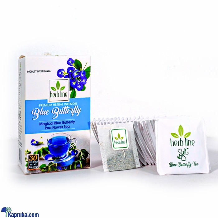 Herb Line Magical Blue Butterfly Pea Flower Tea (30 Tea Bags) Online at Kapruka | Product# ayurvedic00227