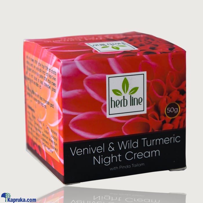 Herb Line Venivel And Wild Turmeric Night Cream With Pinda Thailam 50g Online at Kapruka | Product# ayurvedic00238
