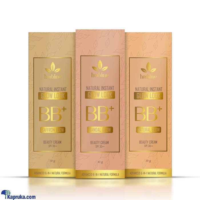 Herb Line Natural Instant Glow Look BB+ Cream Saffron Glow Online at Kapruka | Product# ayurvedic00247