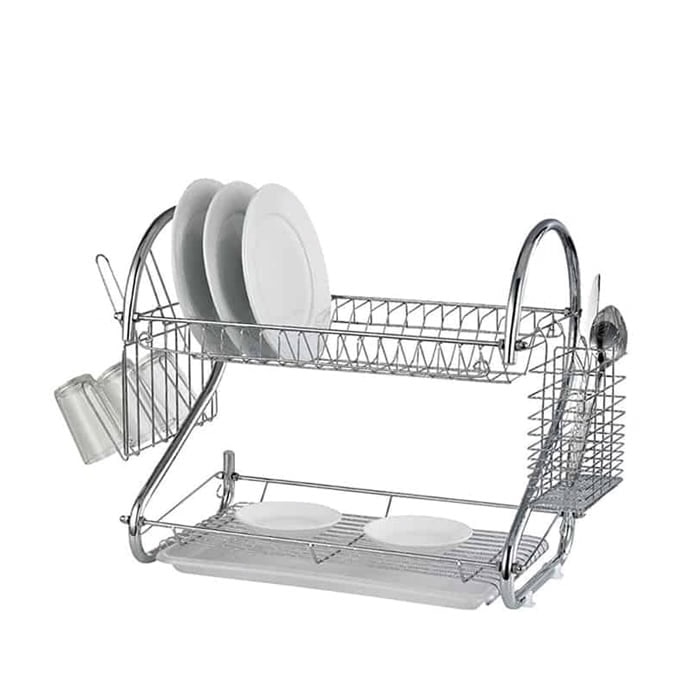 Two Layer Dish Rack And Dish Drainer Online at Kapruka | Product# household00756