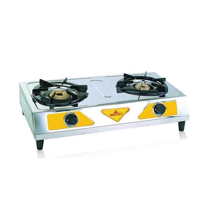 Bright Two Burner Aluminum Gas Cooker Online at Kapruka | Product# household00753