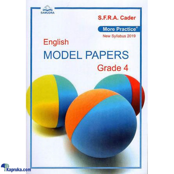 English Model Paper Grade 4 (samudra) Online at Kapruka | Product# book00826