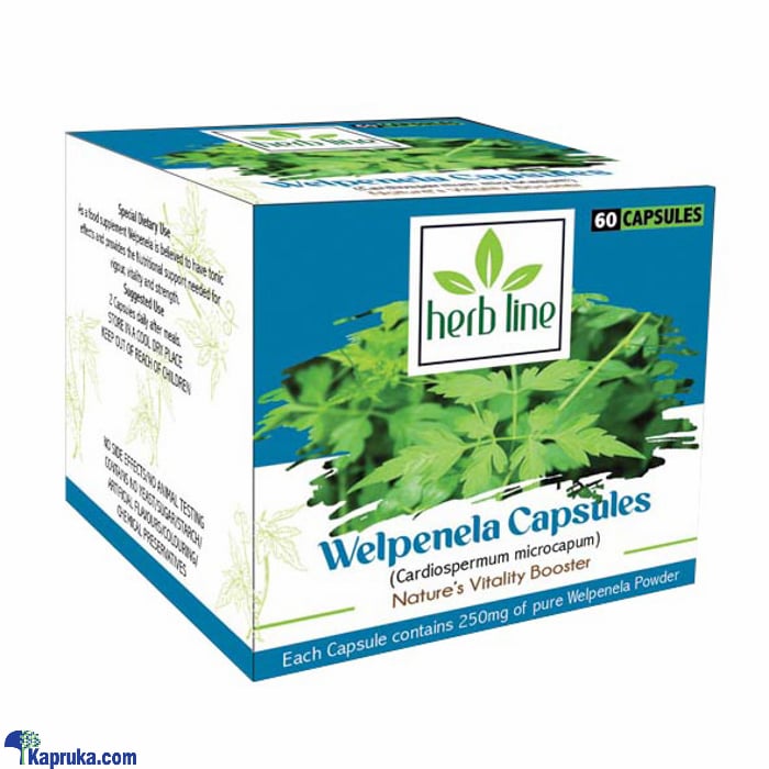 Herb Line Welpenela Capsules (cardiospermum Microcapum- 60 Capsules) Online at Kapruka | Product# ayurvedic00249