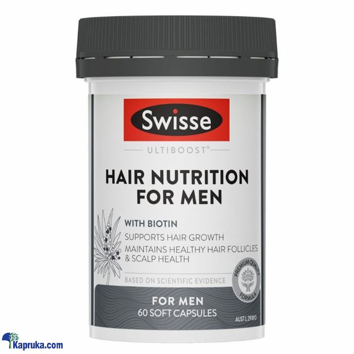 Swisse Ultiboost Hair Nutrition For Men 60 Caps Online at Kapruka | Product# pharmacy00578
