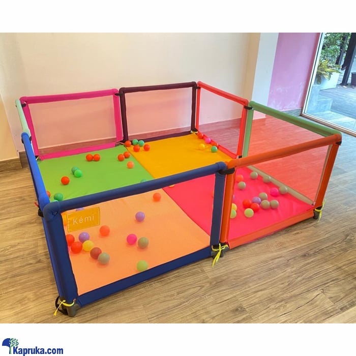 Baby Play Pen - Play Yard - With 2' Mattress | 8 Panel Play Pen With 50 Balls Online at Kapruka | Product# babypack00799