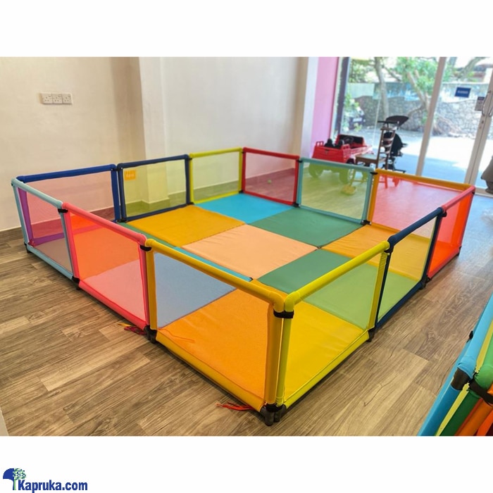 Baby Play Pen - Play Yard- With 2' Mattress | 12 Panel Play Pen With 75 Balls Online at Kapruka | Product# babypack00797