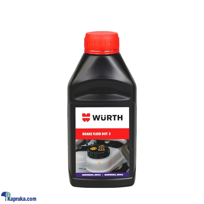 WURTH Brake Fluid Dot 3 - 500ML Online at Kapruka | Product# automobile00519