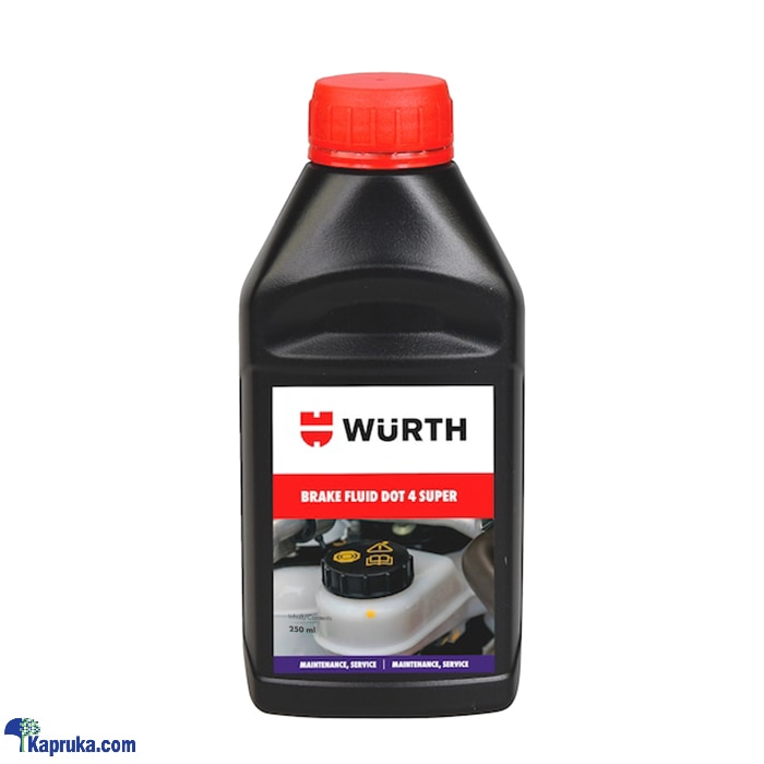 WURTH Brake Fluid Dot 4 Super - 250ML Online at Kapruka | Product# automobile00535