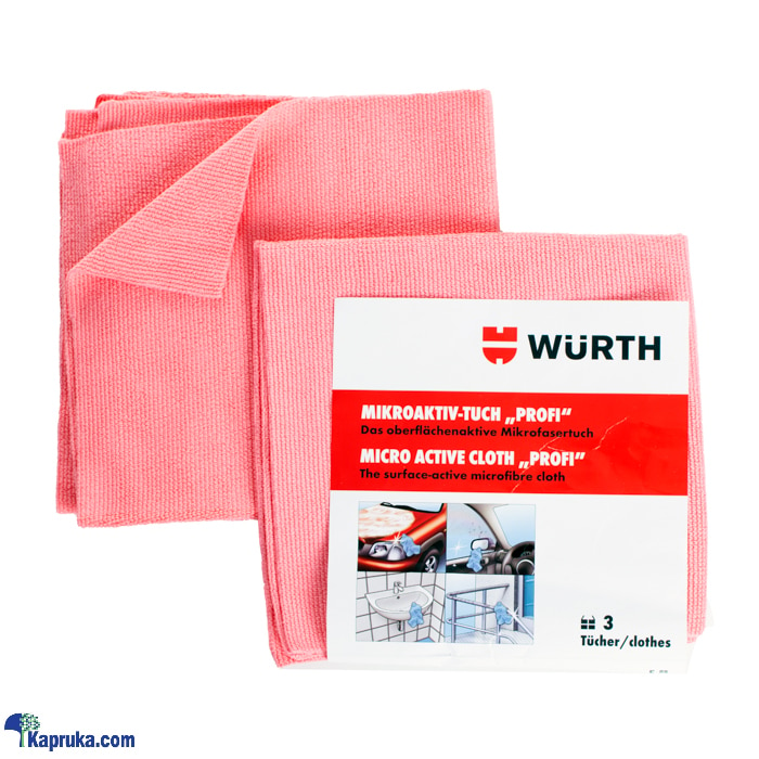 WURTH Premier Microfiber Towel Cloth, Car Washing Cloth - 1 Piece Online at Kapruka | Product# automobile00524