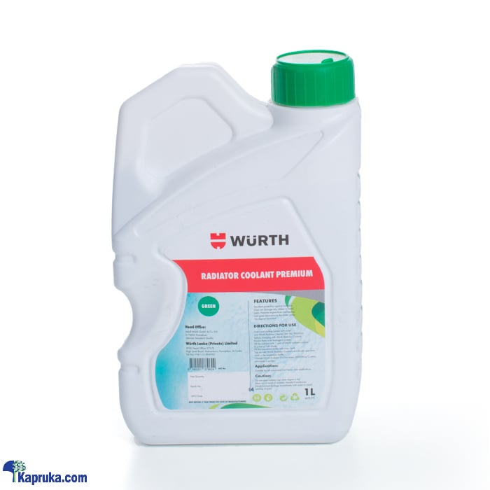 WURTH Radiator Coolant Premium Water Based 1L Online at Kapruka | Product# automobile00526