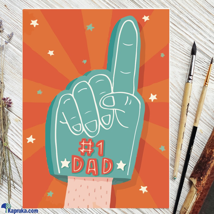 No 1 DAD Greeting Card Online at Kapruka | Product# greeting00Z2126