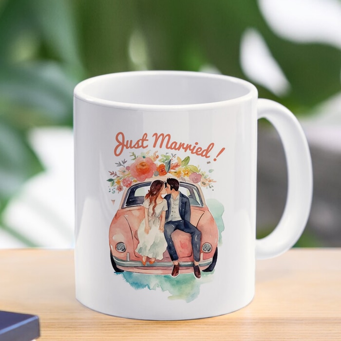 Just Married Mug - 11 Oz Online at Kapruka | Product# household00777