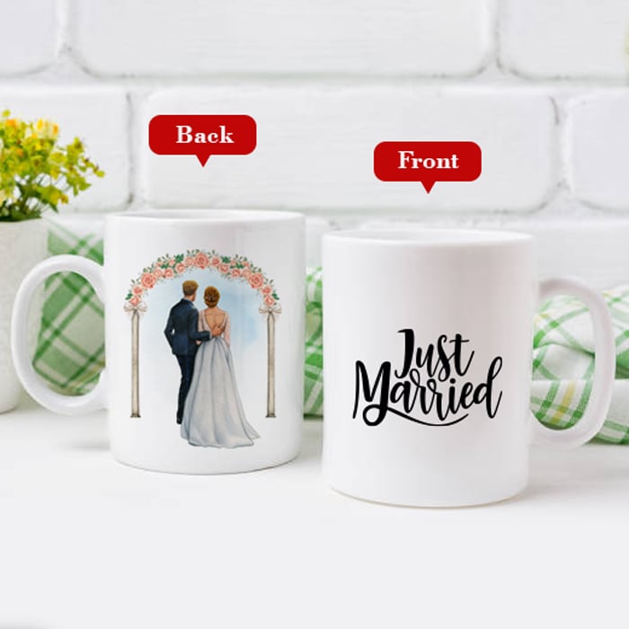 Just Married Mug - 11 Oz Online at Kapruka | Product# household00776