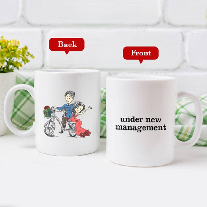 Under new management / just married mug - 11 oz Online at Kapruka | Product# household00775