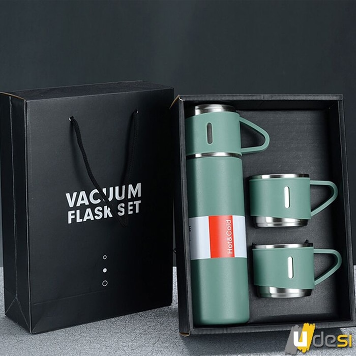 Stainless steel vacuum flask set for hot/Cold water coffee soup tea 500 ml flask Online at Kapruka | Product# household00785