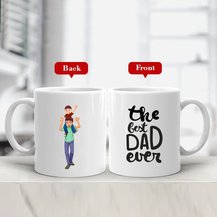 The Best Dad Ever Mug - 11 Oz Online at Kapruka | Product# household00794