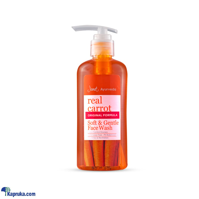 Janet Real Carrot Face Wash 300ml 3534 Online at Kapruka | Product# cosmetics001159
