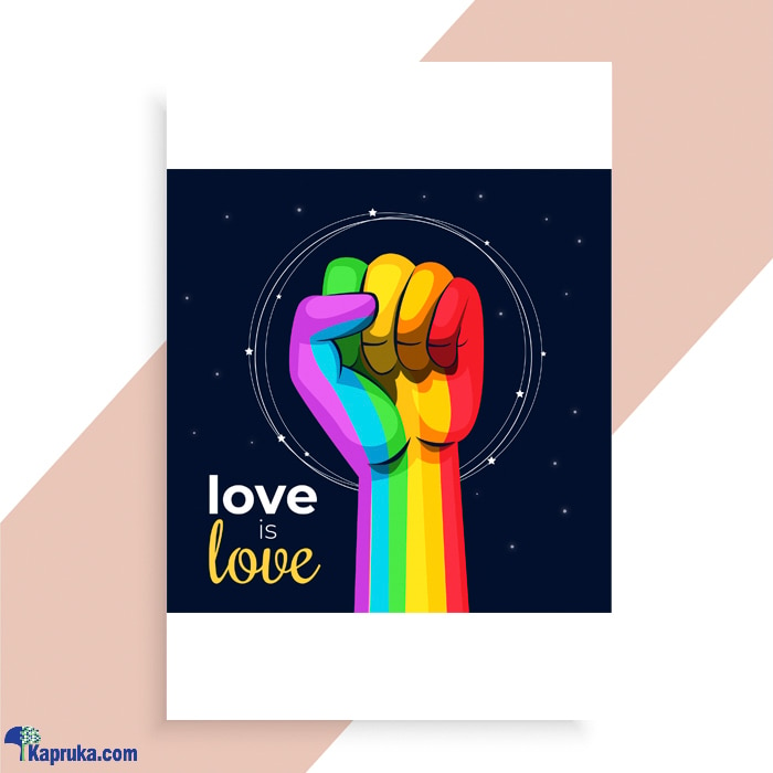 'love Is Love'- Hand Greeting Card Online at Kapruka | Product# greeting00Z2138