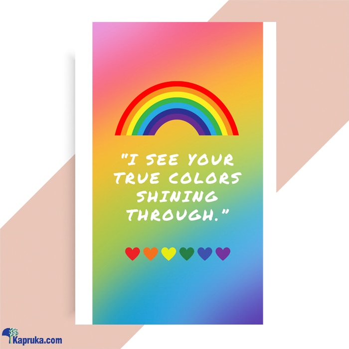 Rainbow Greeting Card Online at Kapruka | Product# greeting00Z2137
