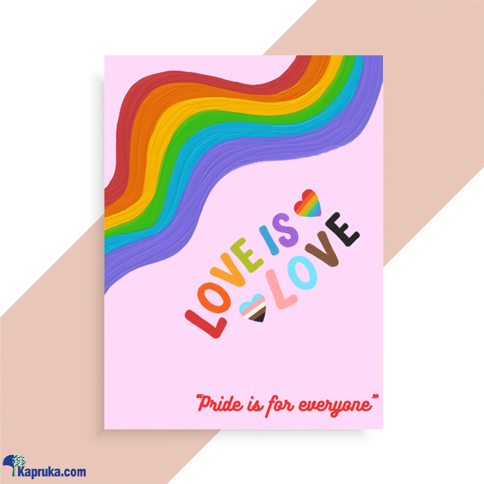 'love Is Love' Greeting Card Online at Kapruka | Product# greeting00Z2132