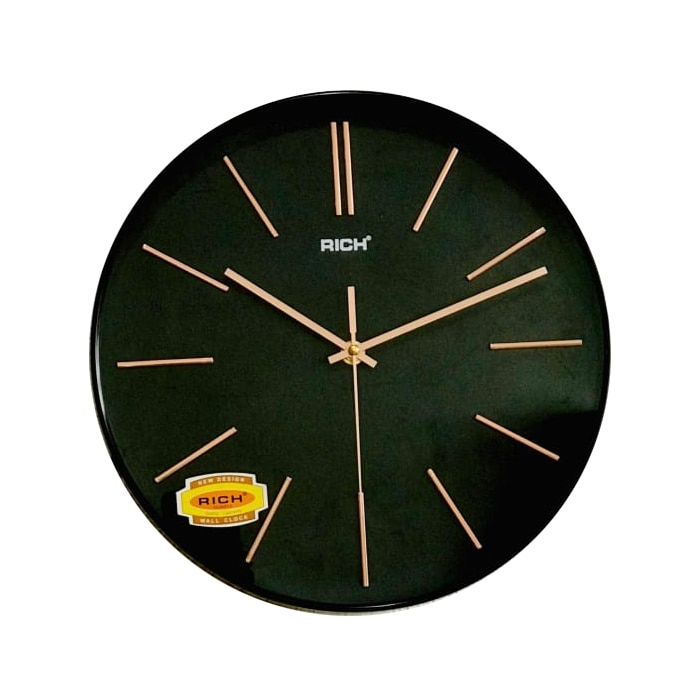 Minimalistic Black And Gold Wall Clock Online at Kapruka | Product# household00854
