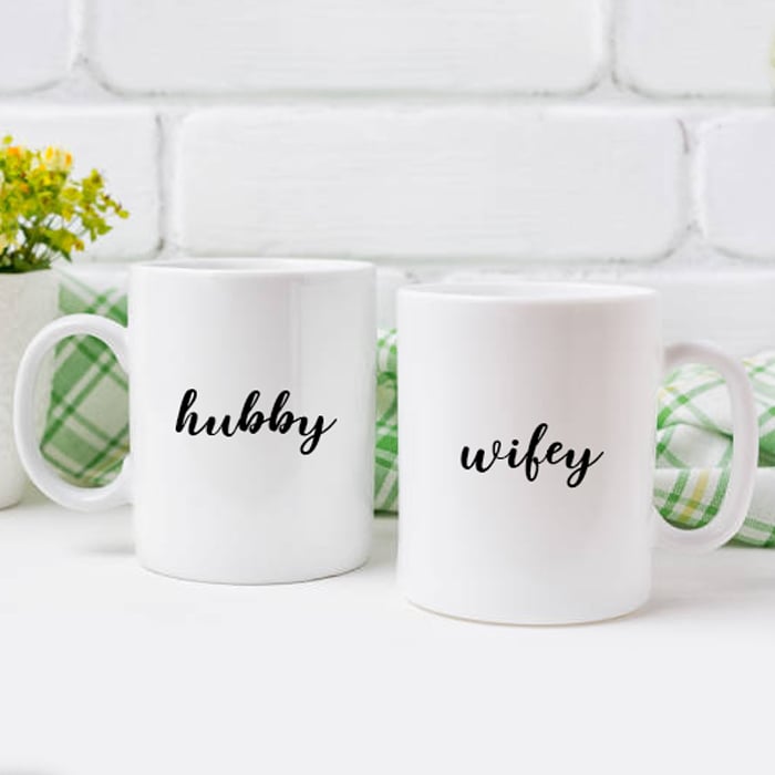 Hubby Wifey - Couple Mug Set 11 Oz Online at Kapruka | Product# household00858
