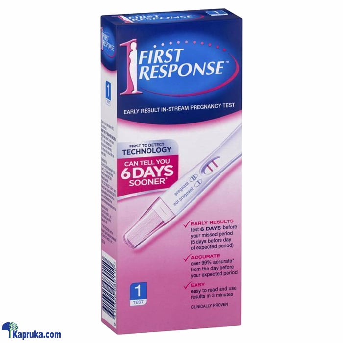First Response Instream Pregnancy Test 1 Test Online at Kapruka | Product# pharmacy00607