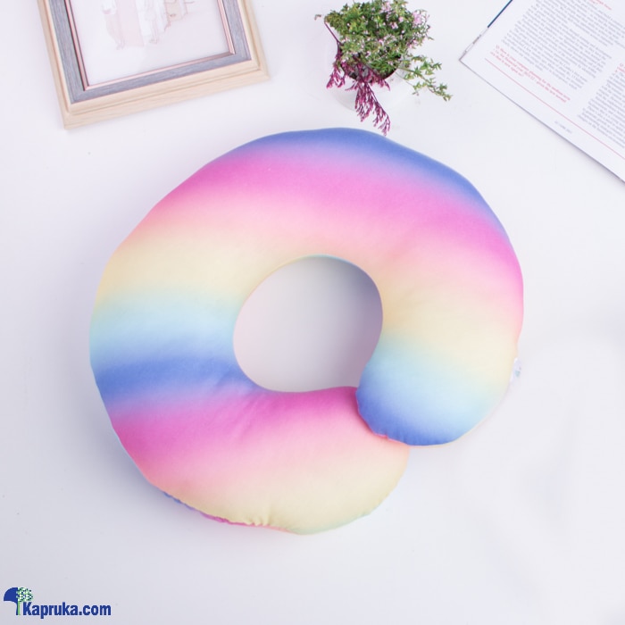 Rainbow Travel Neck Rest Cushion Pillow Online at Kapruka | Product# automobile00550