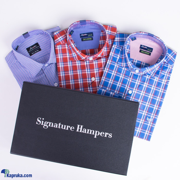 Timeless Charm Gift Set- Three Collar T- Shirts Online at Kapruka | Product# clothing07107