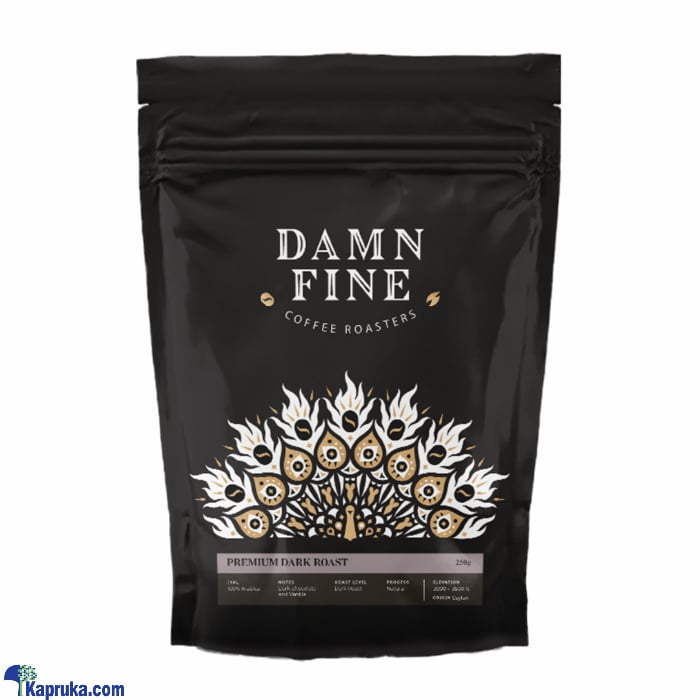 Damn Fine Coffee Dark Roast Whole Bean - 250 G (DFC2018) Online at Kapruka | Product# grocery002865