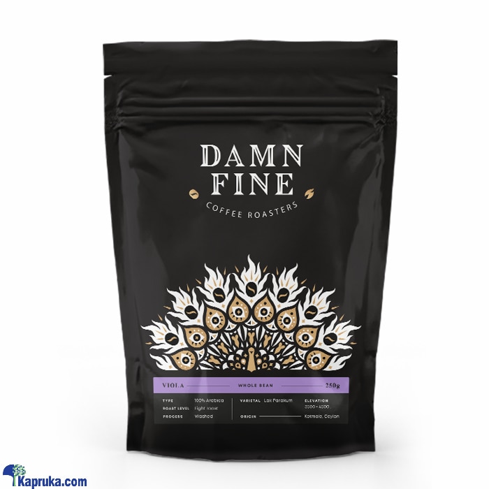 Damn Fine Coffee Viola, Whole Bean, Light Roast (250g) -(DFC2016 ) Online at Kapruka | Product# grocery002871