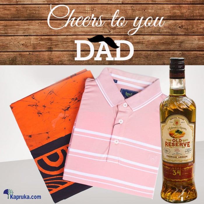 Cheers For DAD- Gift For Birthday, Gift For Anniversary Online at Kapruka | Product# liqprod100287