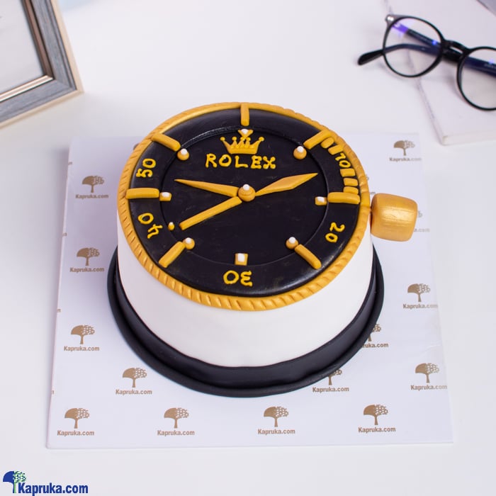 The Rolex- Inspired Ribbon Cake Online at Kapruka | Product# cake00KA001492
