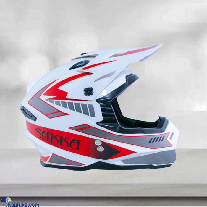 HHCO Helmet SAKKA FS White And Red - 0702 Online at Kapruka | Product# automobile00557